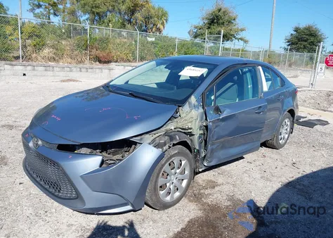 2020 Toyota Corolla Le from USA, damaged, VIN 5YFEPRAE1LP055504